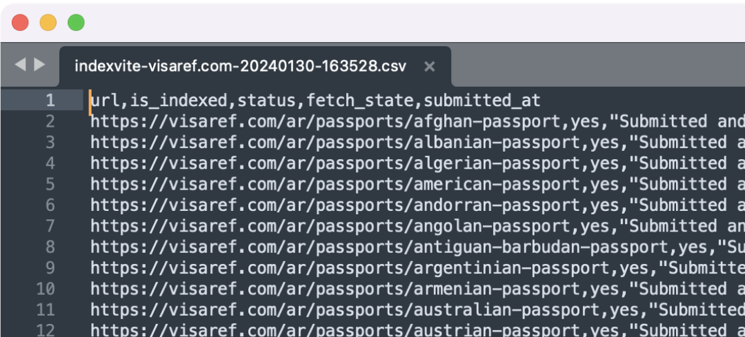 Data Export