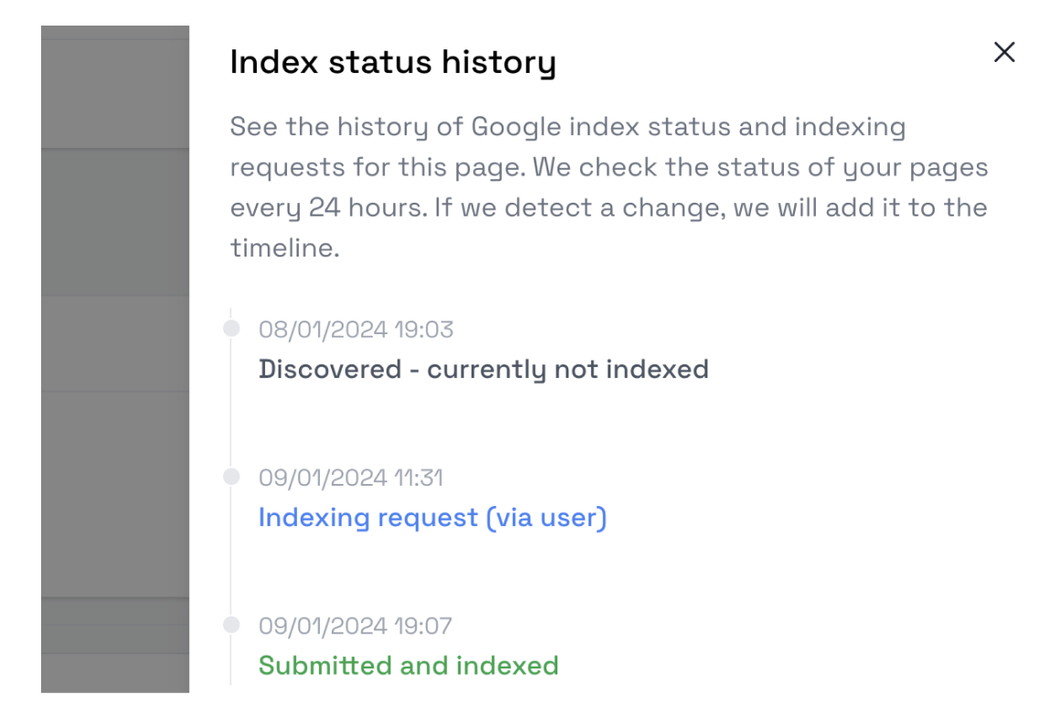 Status Timeline